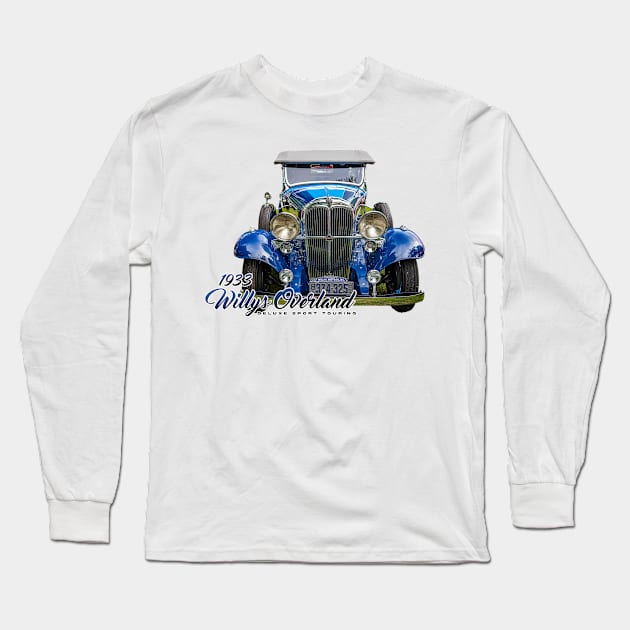 1933 Willys Overland Deluxe Sport Touring Long Sleeve T-Shirt by Gestalt Imagery